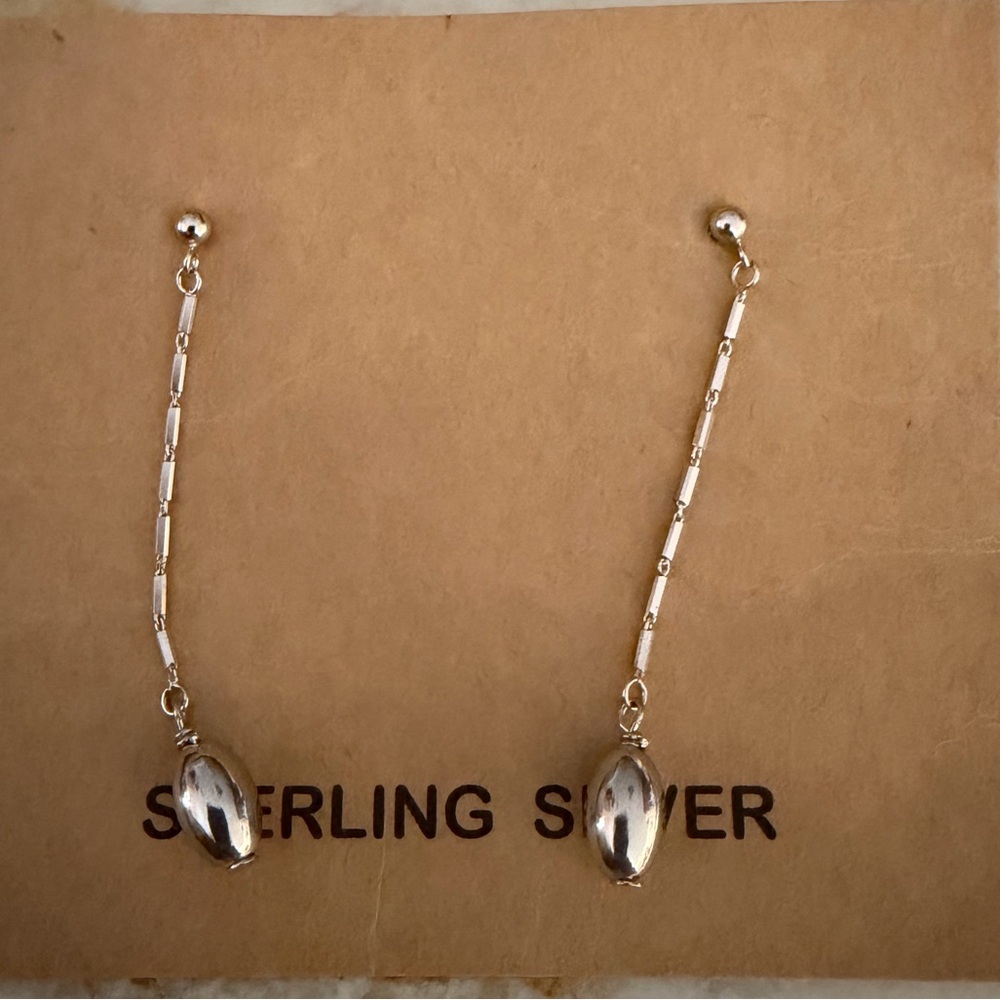Sterling Silver Drop Earrings
